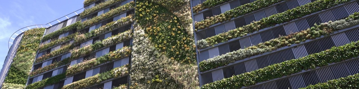 Victoria Place Car Park green wall